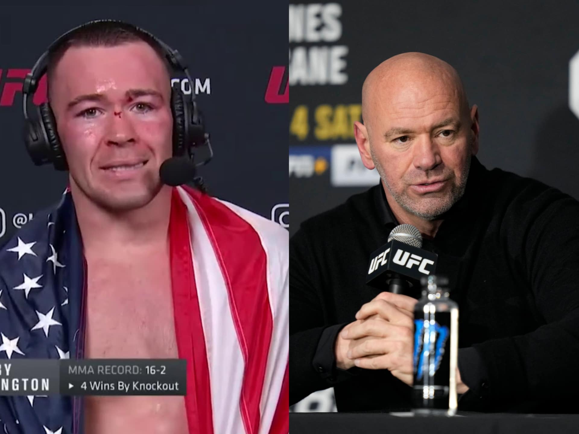 “He’s a big mouth f**king idiot!” Donald Trump supporter Colby Covington once threatened to SMASH boss Dana White with belt