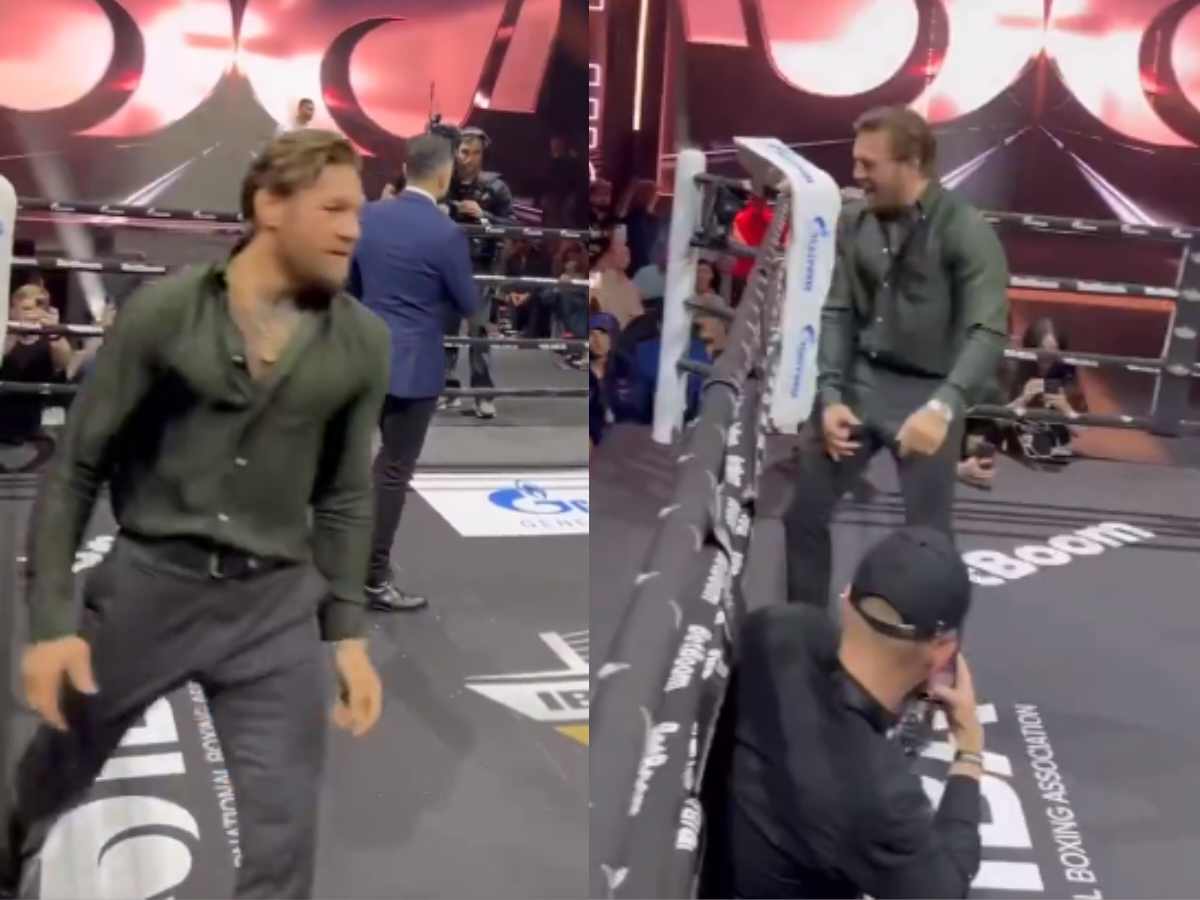 WATCH: Conor McGregor directs ‘fighting words’ at Islam Makhachev in recent public event