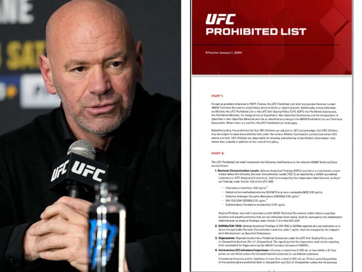 “Whatever Conor is on won’t make the list” – UFC releasing own list of ‘prohibited drugs’ after USADA split has fans questioning legitimacy