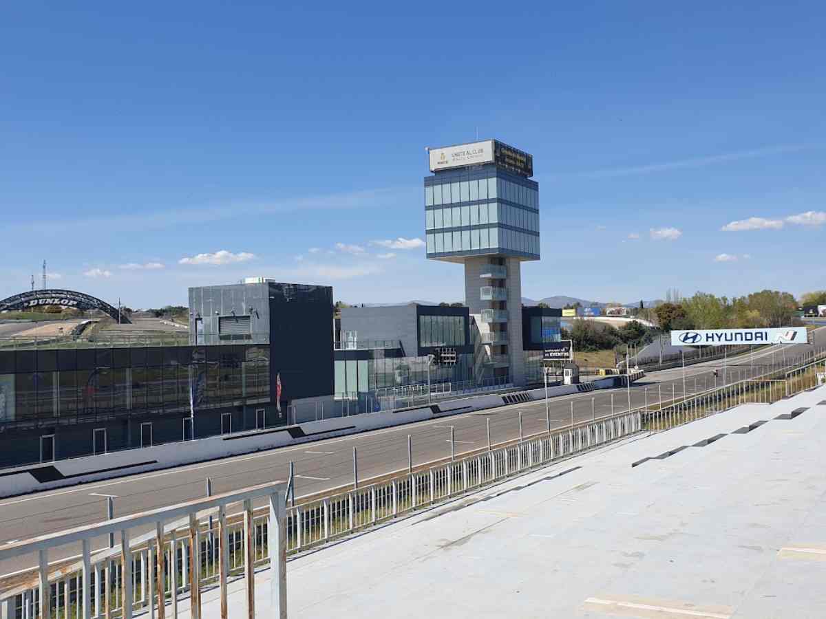 Grandstands of the Madrid's circuit of Spanish GP.