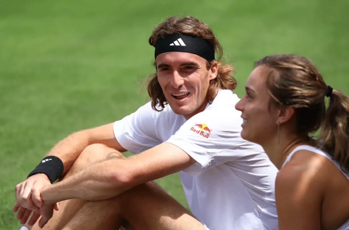 Stefanos Tsitsipas and Paula Badosa 