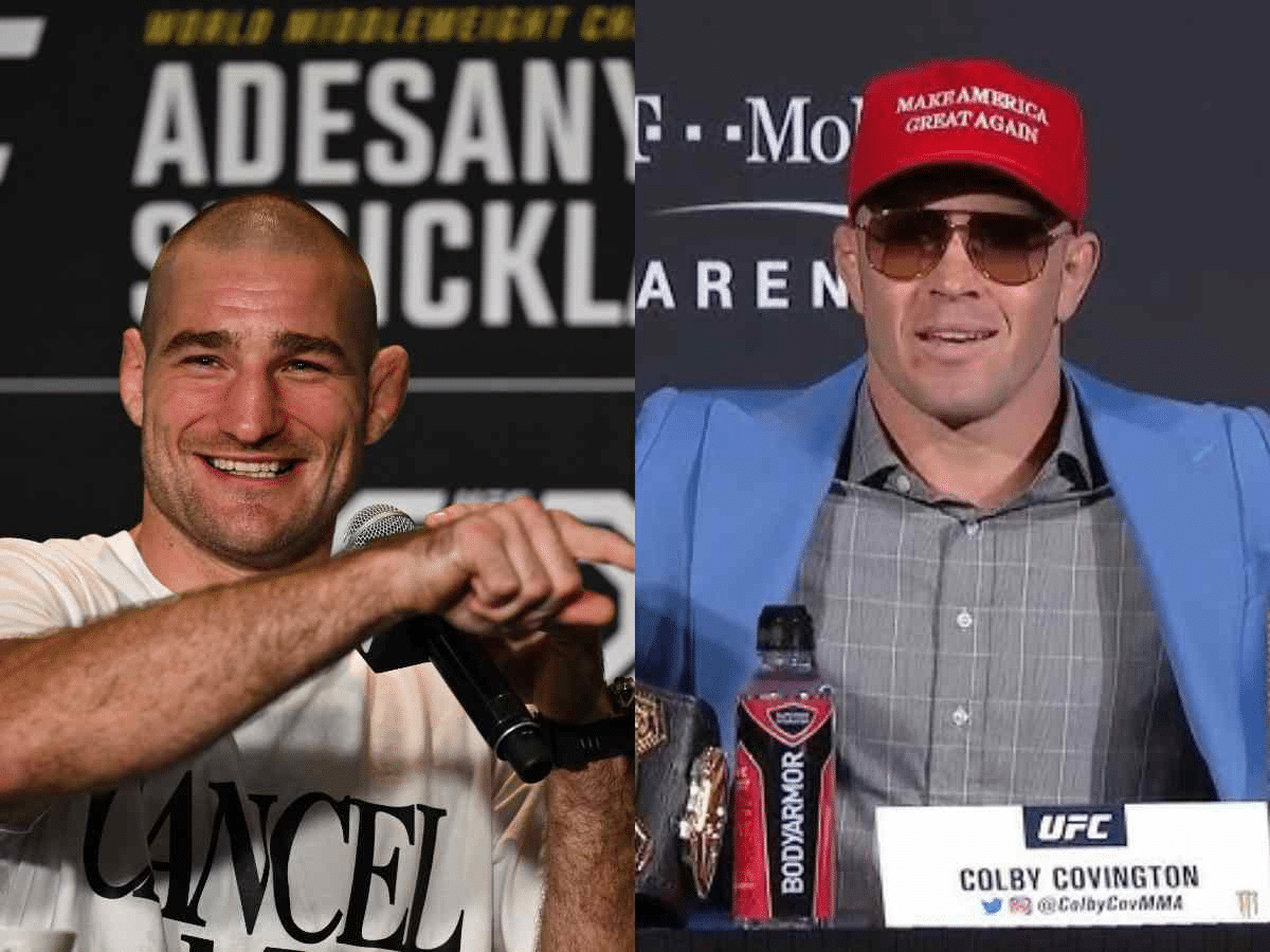 Sean Strickland don't like Colby Covington, a friend of Ric Flair