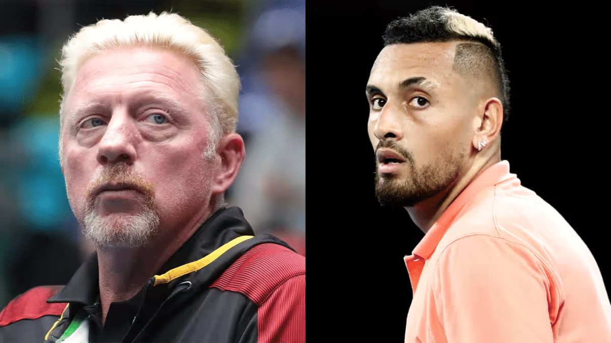 Boris Becker and Nick Kyrgios