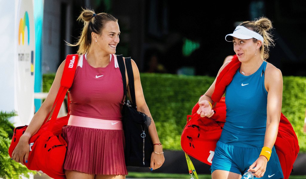 Aryna Sabalenka and Paula Badosa