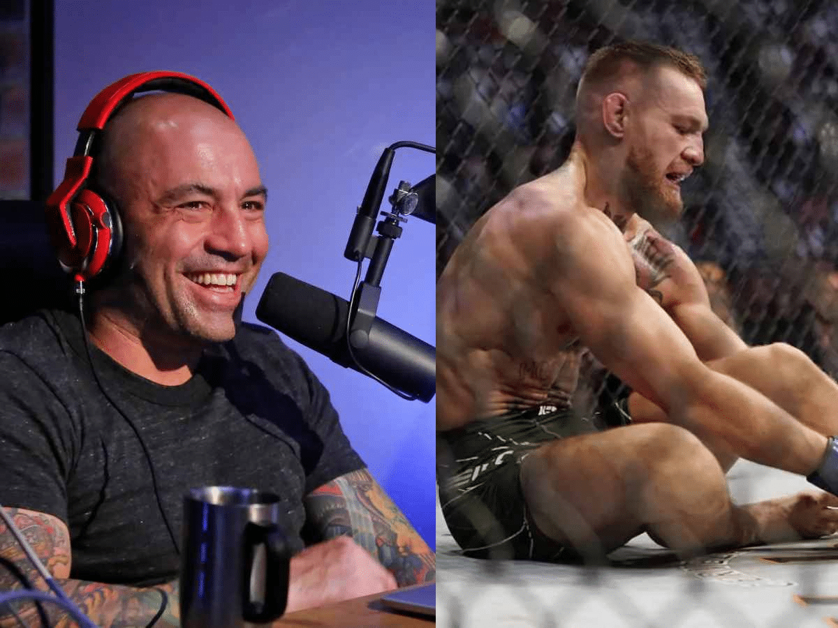 Joe Rogan and Conor McGregor 