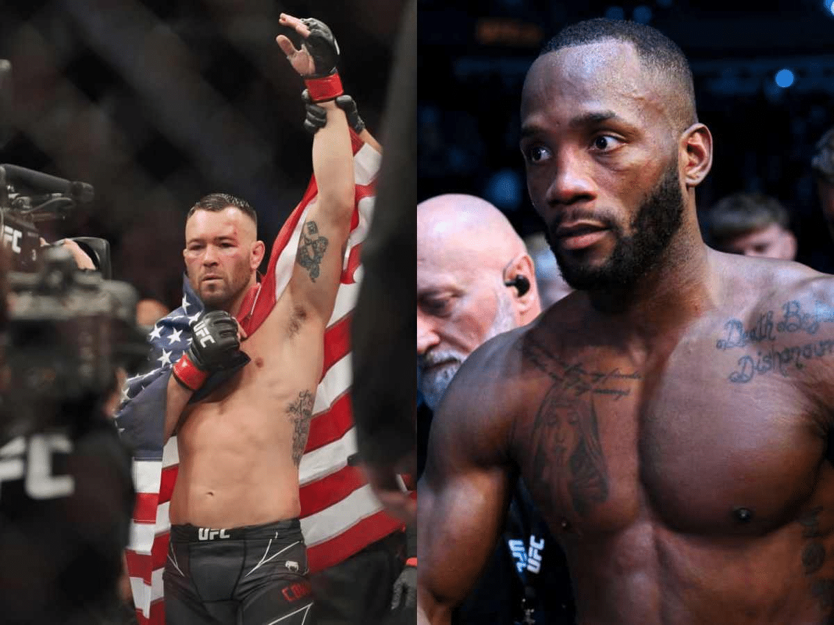 Colby Covington and Leon Edwards fight at UFC 296