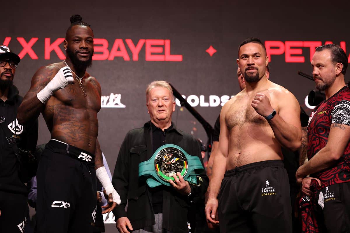 Joseph Parker defeated Deontay Wilder  