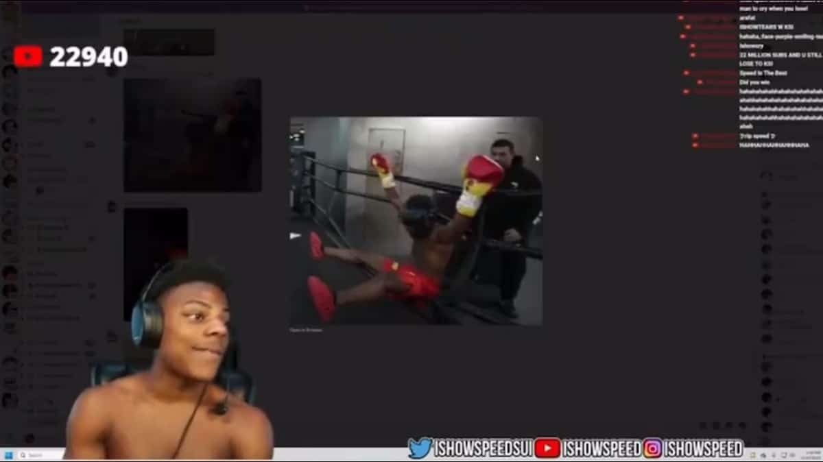 "Basically played me," IShowSpeed reveals why he was upset with KSI forfeiting the sparring match 2 rounds early