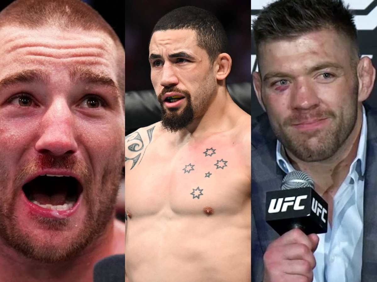 Fight fans react to Robert Whittaker's take on the brawl between Sean Strickland and Dricus Du Plessis