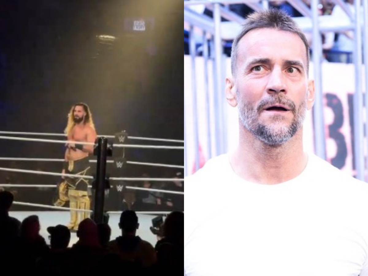 WATCH: Seth Rollins shoves off CM Punk chants hurled at him in a sav*ge way at recent WWE live event