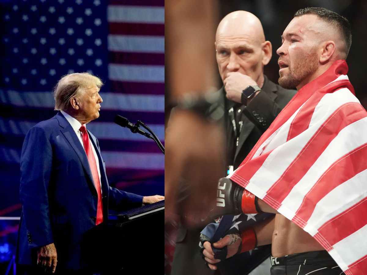 Fight fans react to Colby Covington meeting Donald Trump and his peculiar choice of clothing