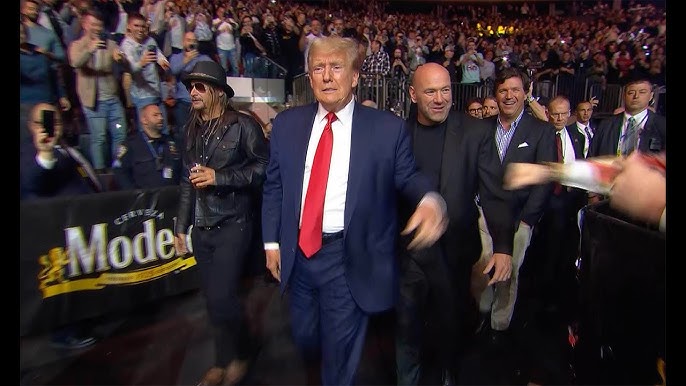 “I had him laughing…” Donald Trump leaves ex-UFC star upset for not recognizing ‘F**k Joe Biden’ chant at UFC 296