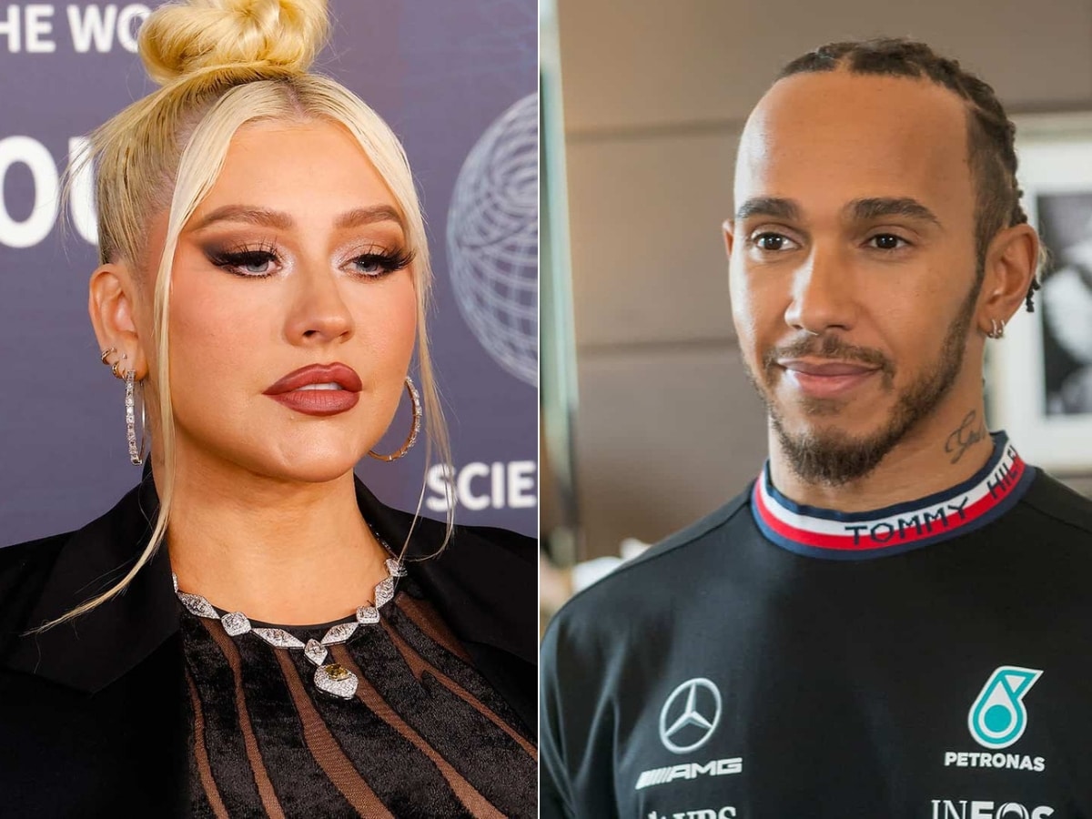 When Lewis Hamilton entered the music world with $160 million net worth popstar Christina Aguilera