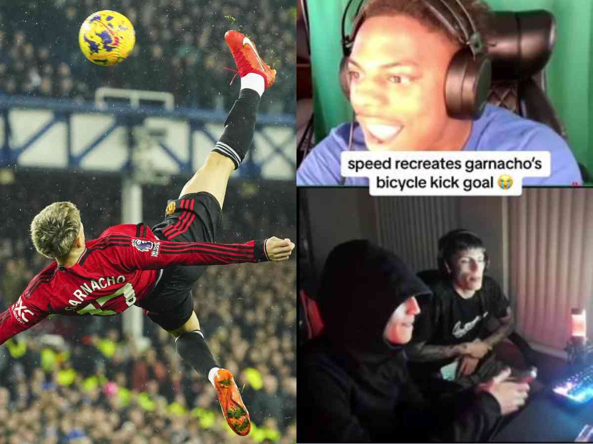 WATCH: IShowSpeed breaks camera ‘RECREATING’ Alejandro Garnacho’s iconic bicycle kick in front of him leaves fans in tears — “What goes inside this kid’s head?!”