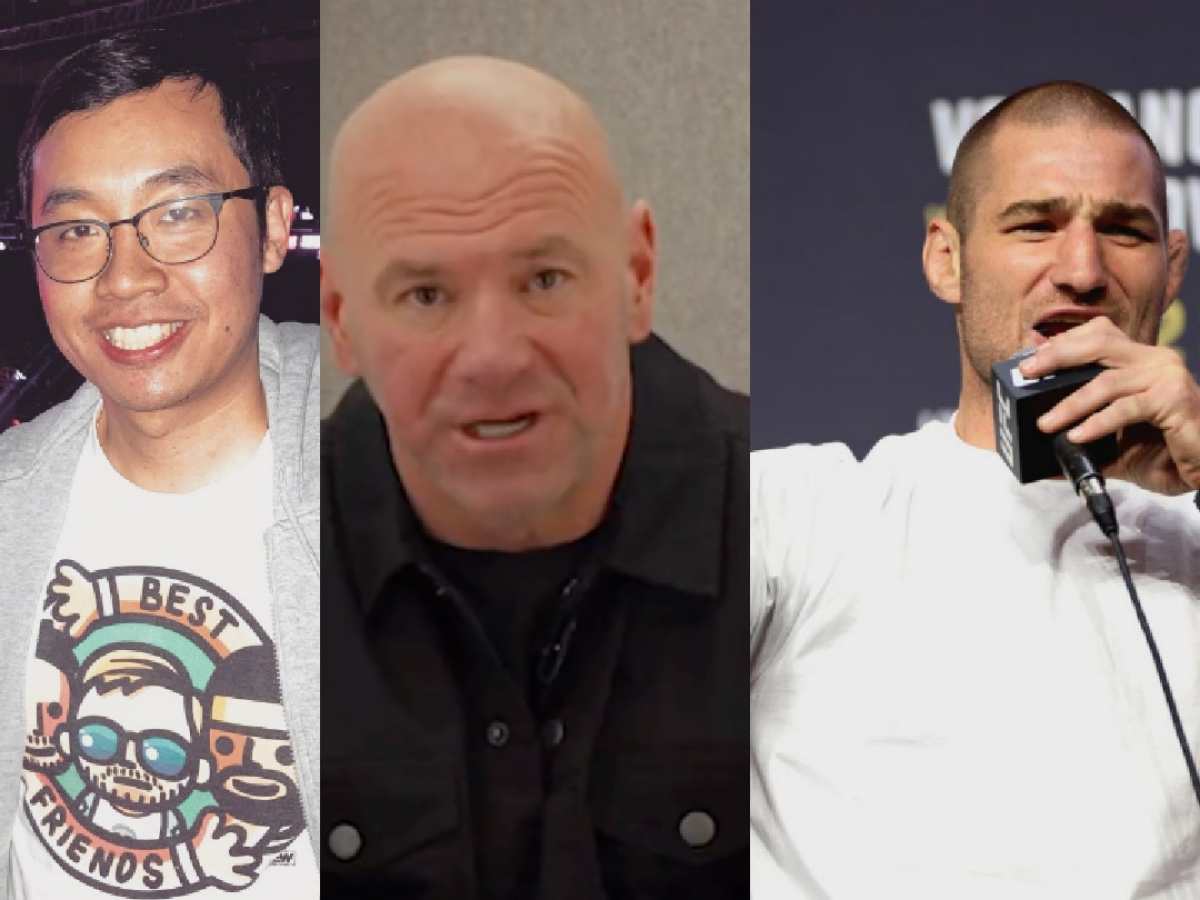 Dana White defended Sean Strickland against Alexander K. Lee, but restricted pro-Palestinian speech