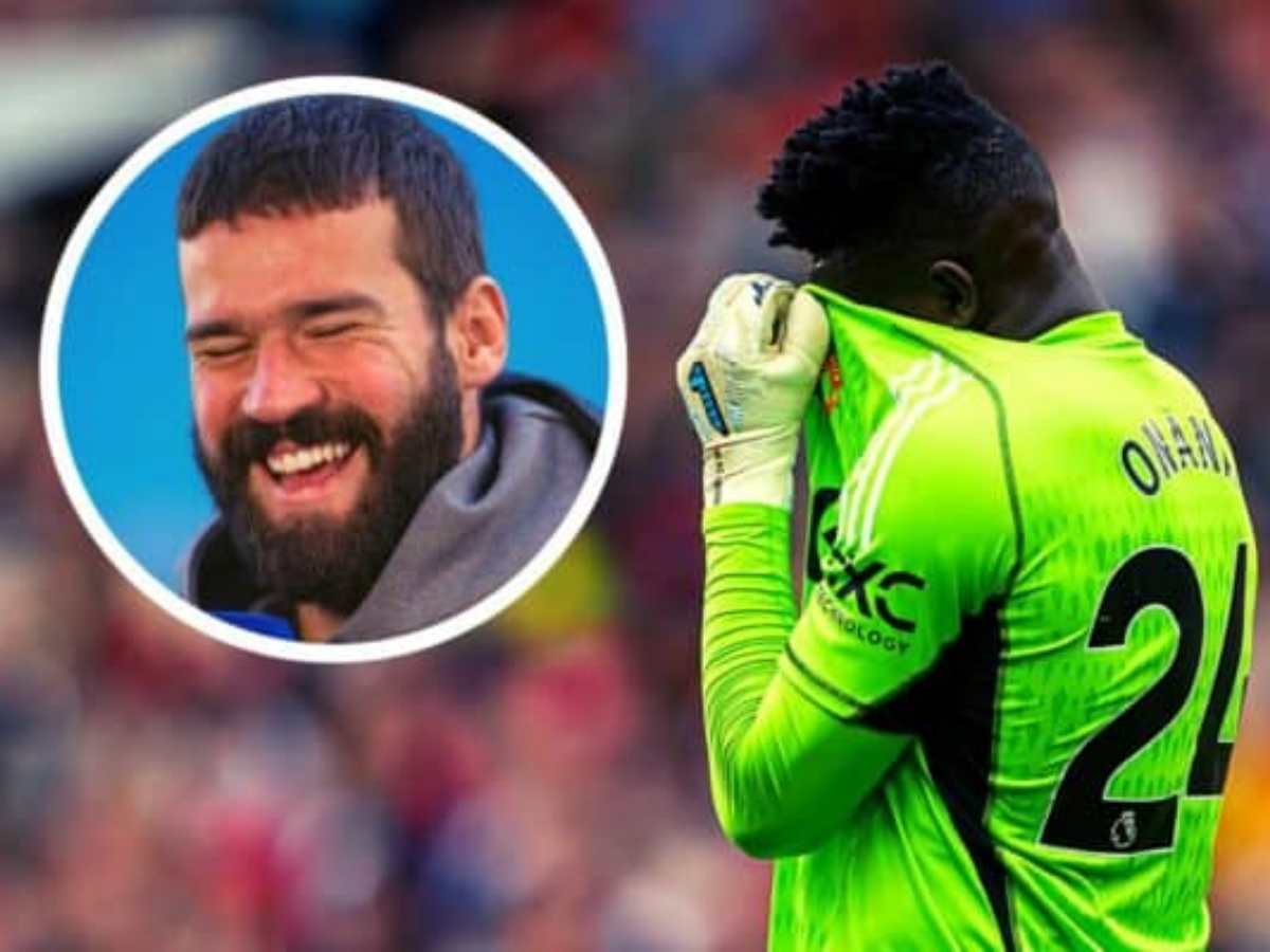 Alisson Becker and Andre Onana