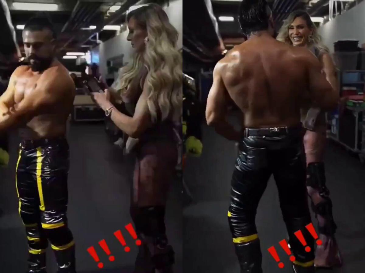 WATCH: Wholesome video of Injured Charlotte Flair helping husband Andrade prepare before his shocking return at Royal Rumble surfaces online