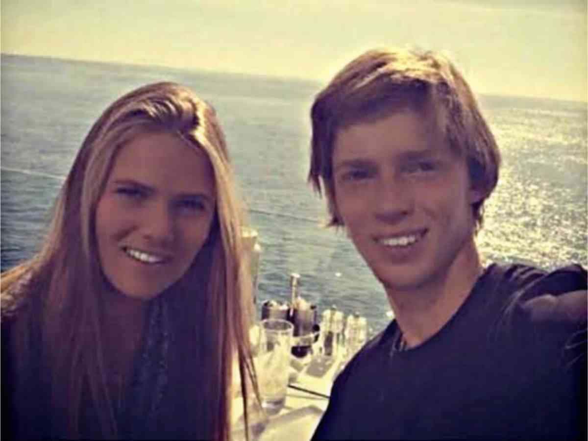 Andrey Rublev and Anastasija Homutova