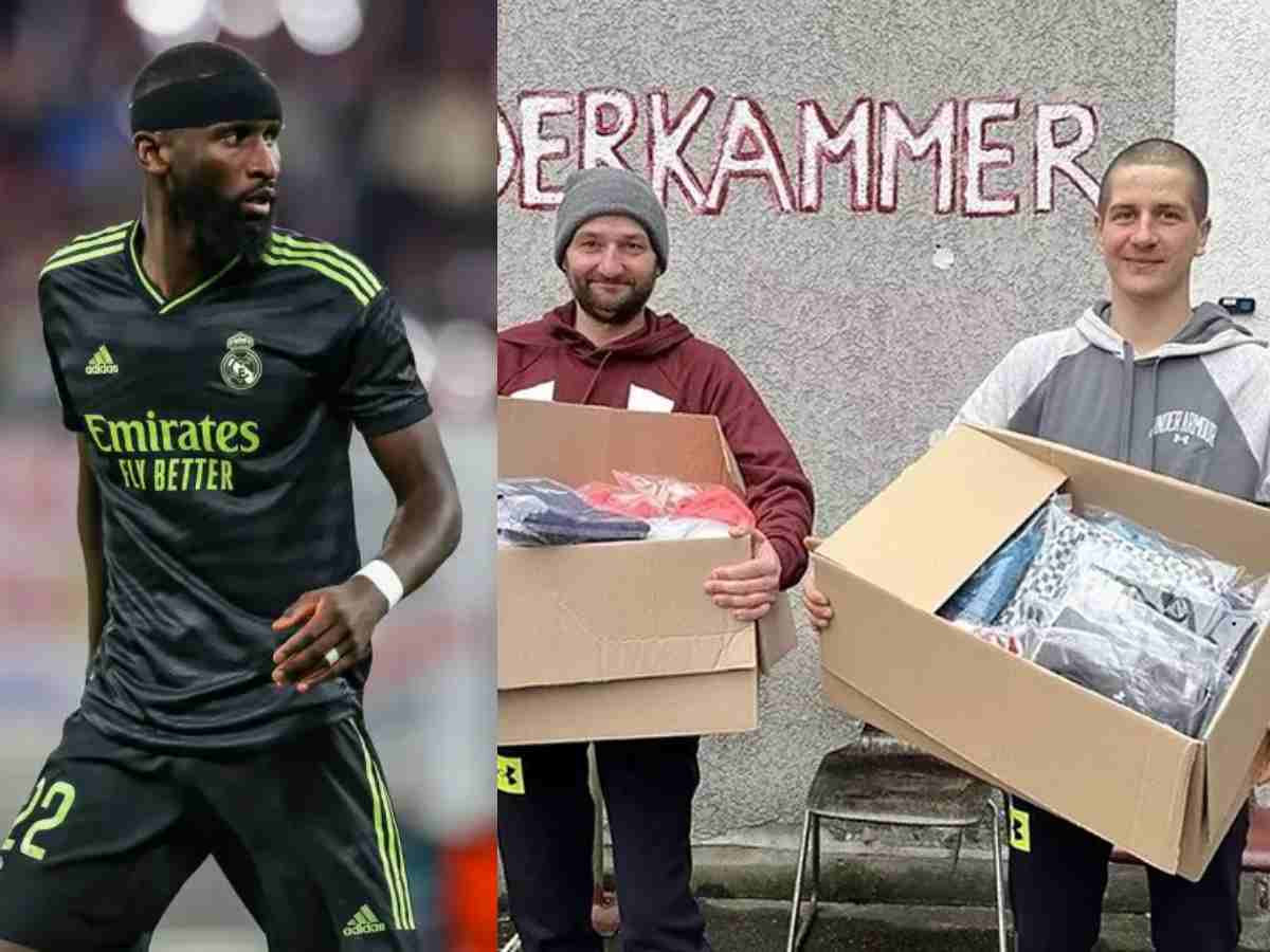 Real Madrid’s German defender Antonio Rudiger BLESSES Berlin’s homeless charity with 1,700 winter clothing pieces!