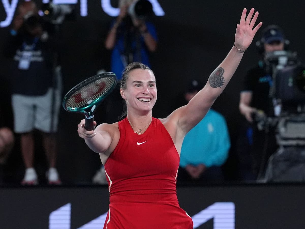 “I think I would be alone,” Aryna Sabalenka drives a wedge between her on and off court personalities as she beams with victorious satisfaction at the Australian Open