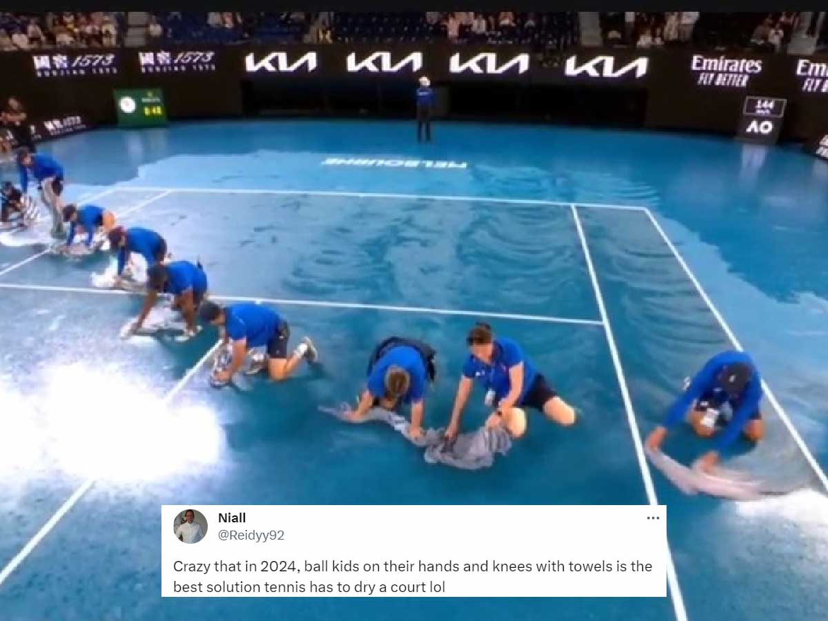 WATCH: Australian Open gets mercilessly bashed for “abusive labor practices” as snippets of ball kids cleaning the court goes viral