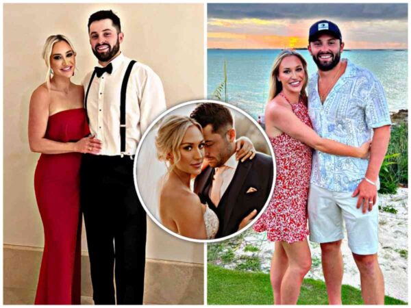 Baker Mayfield and wife Emily Mayfield