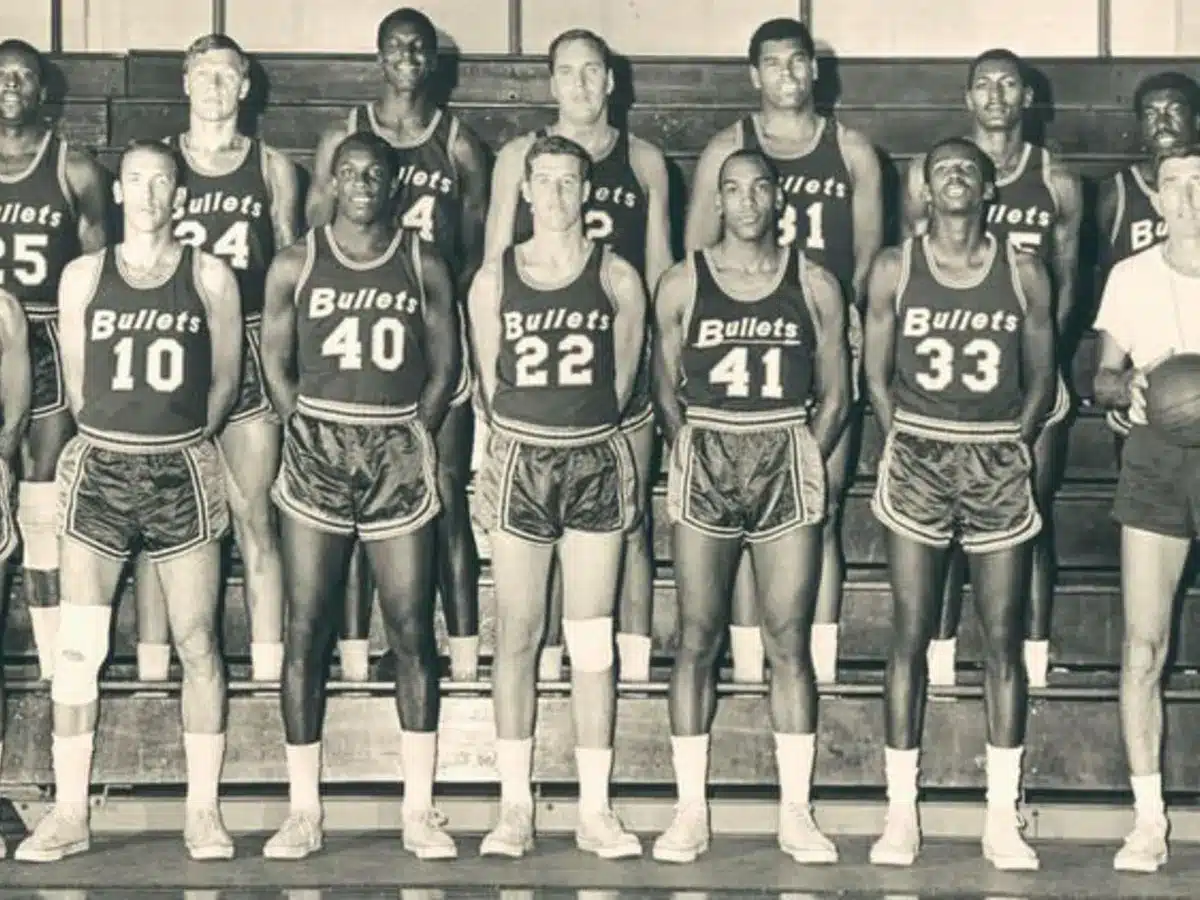 The Championship winning Baltimore Bullets team