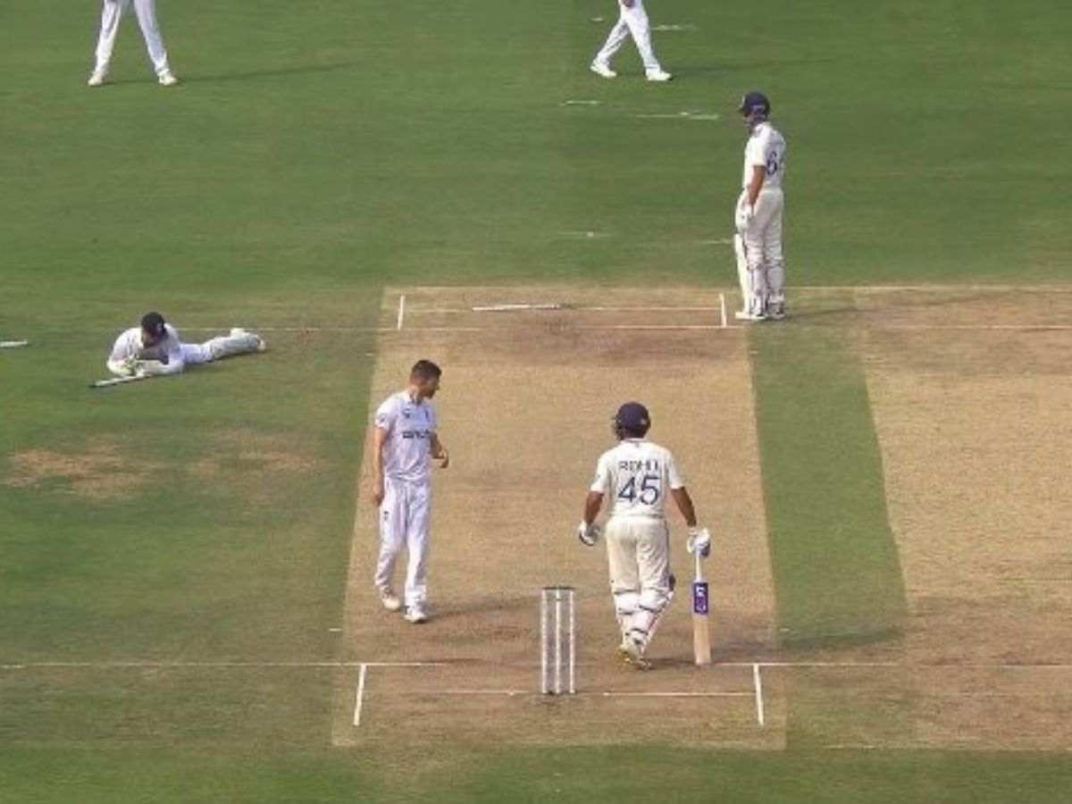 WATCH: “Foakes is drunk, get him off the field lol”- Ben Foakes falling over the stumps with eye on the ball becomes highlight of India vs England Test