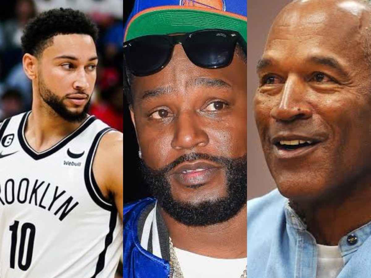 “I’m from the danger zone!” OJ Simpson and Rapper Cam’Ron threaten NBA star Ben Simmons after staring-contest at Lakers game