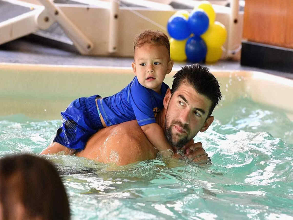 Boomer Phelps and Michael Phelps