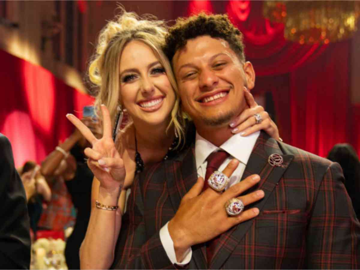 Brittany and Patrick Mahomes