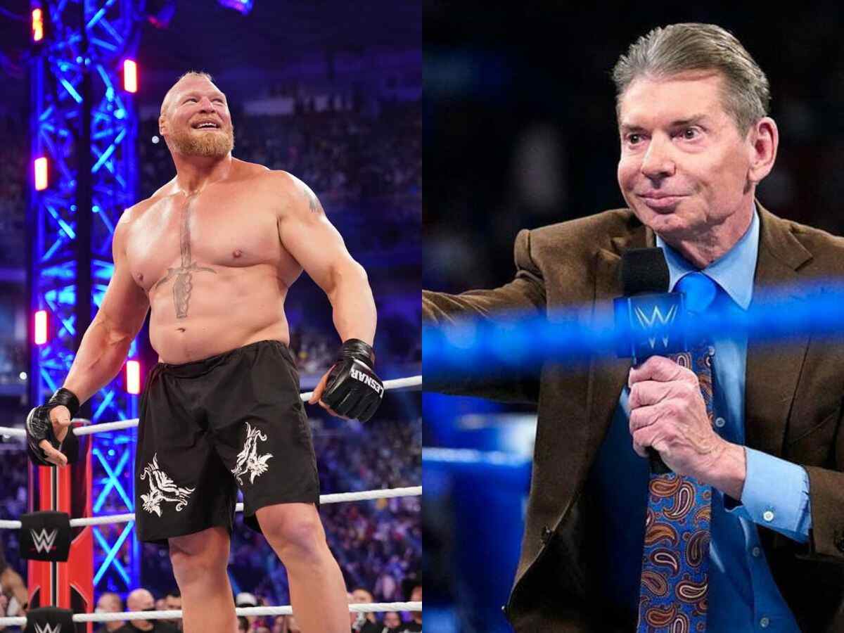 Brock Lesnar and Vince McMahon