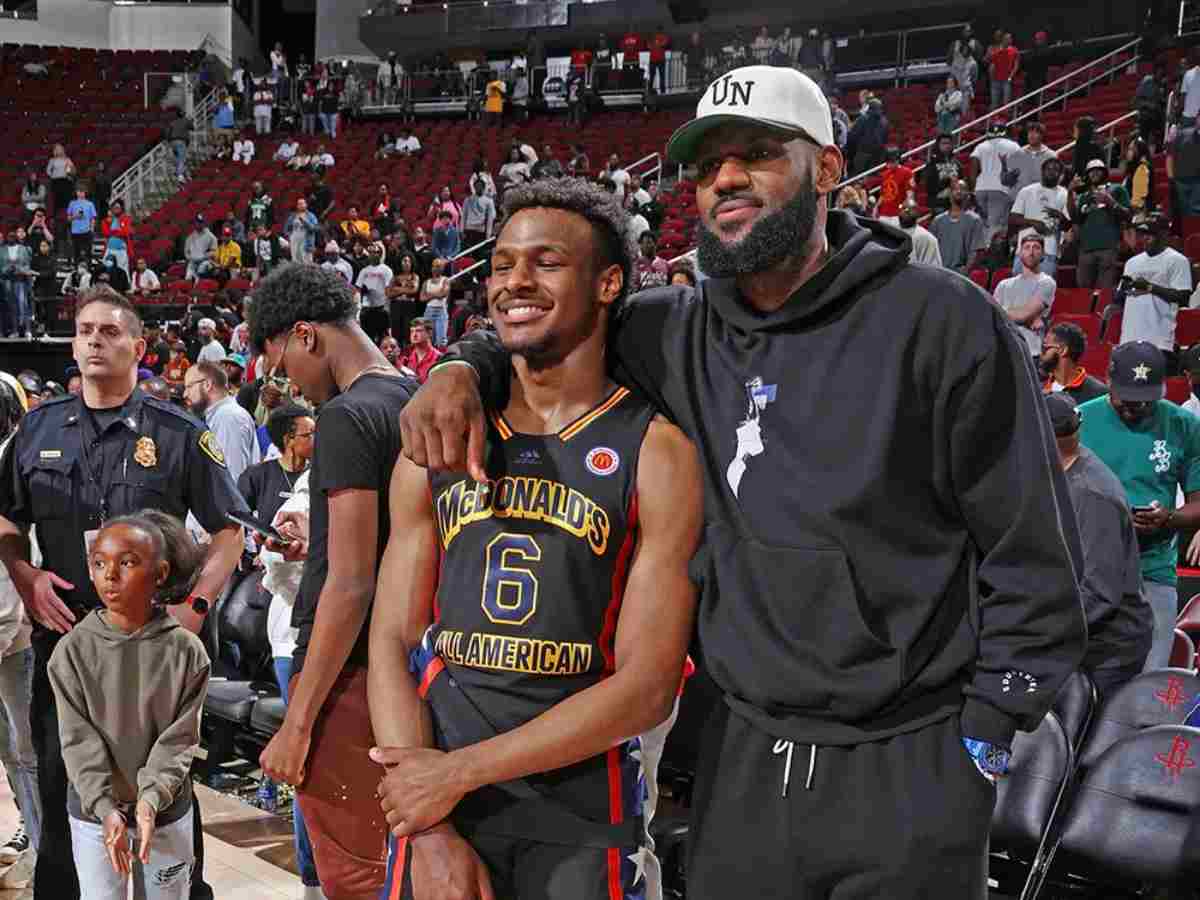 After claiming Bronny James could play for Lakers, LeBron James' son ...