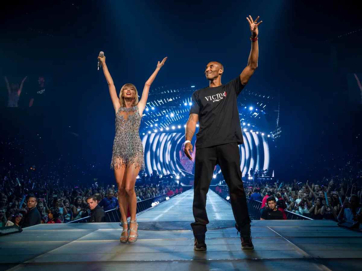 Kobe Bryant joined Taylor Swift onstage during 2015's 1989 World Tour in Los Angeles.