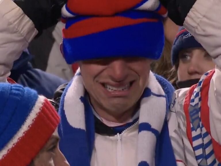 WATCH: 'Heartbroken' Bills fans in tears after losing playoff game to ...