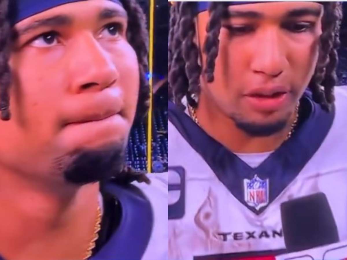 WATCH: ‘Emotional’ CJ Stroud credits God for leading the Texans to playoffs in his rookie season, remembers late cousin who introduced him to football