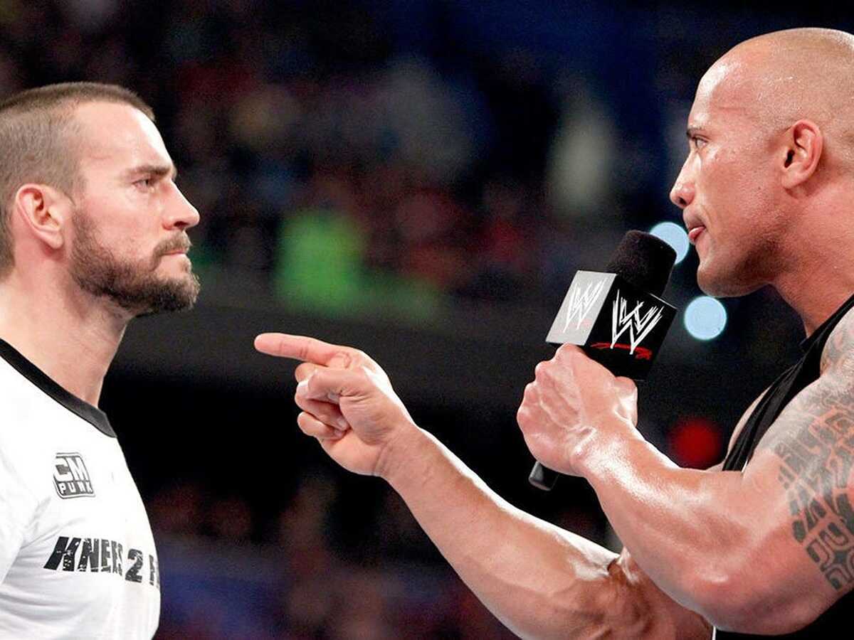 CM Punk and The Rock