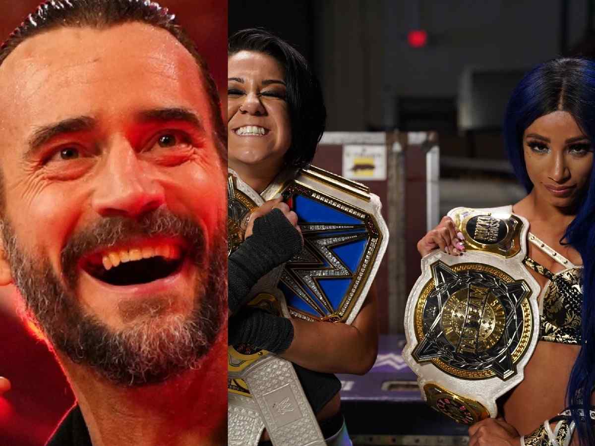 CM Punk, Sasha Banks, and Bayley