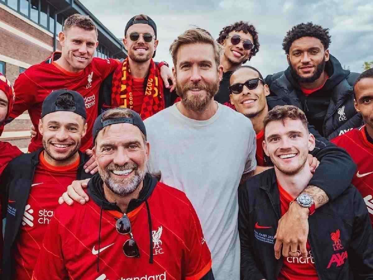 DJ and record producer Calvin Harris posts farewell picture following Jurgen Klopp decision