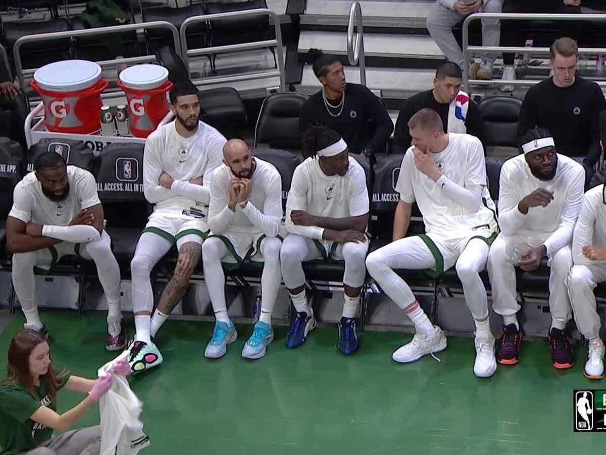 “The disrespect is WILD” – Boston Celtics brutally trolled for getting kicked off TNT broadcast at halftime after blowout loss to Bucks