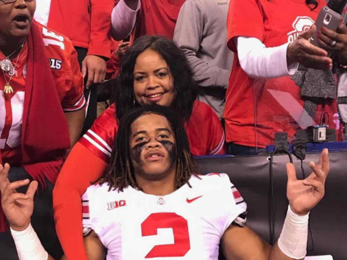 Chase Young with his mother, Carla Young