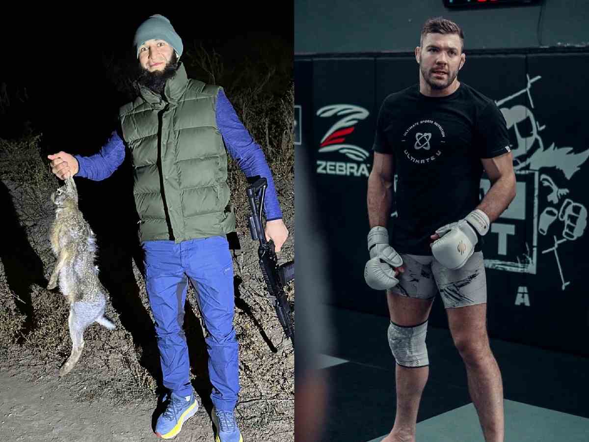 “Did bro hunt a rabbit with damn assault rifle?” – UFC star Khamzat Chimaev showing off animal killing to troll opponent draws wild fan reactions