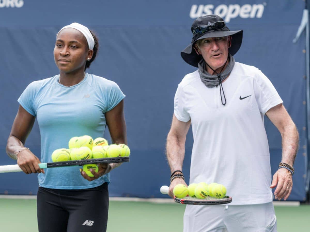 Coco Gauff and Brad Gilbert (Credits: Tennis365)