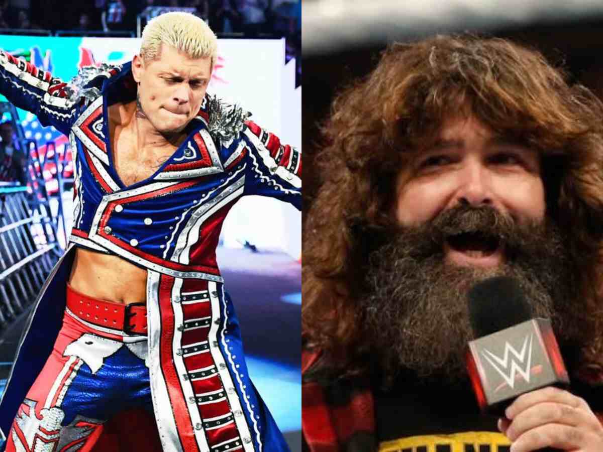 Cody Rhodes and Mick Foley