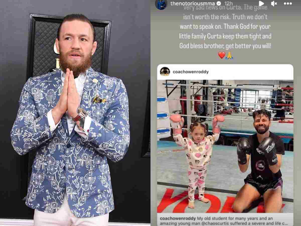 “The game isn’t worth the risk” – Heartbroken Conor McGregor reacts to Irish MMA fighter suffering life-altering injuries