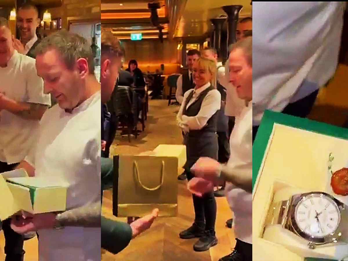 WATCH: Conor McGregor gifts Black Forge Inn head chef LUXURIOUS Rolex watch for 50th birthday