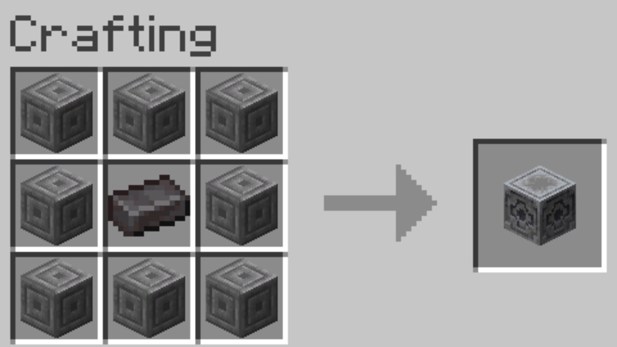 Crafting Lodestone in Minecraft