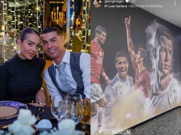 Georgina Rodriguez pays a visit to boyfriend Cristiano Ronaldo's museum ...