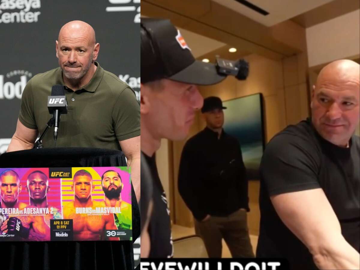 WATCH: Dana White found to be down $1,000,000 while gambling as friend Steve vows to save him