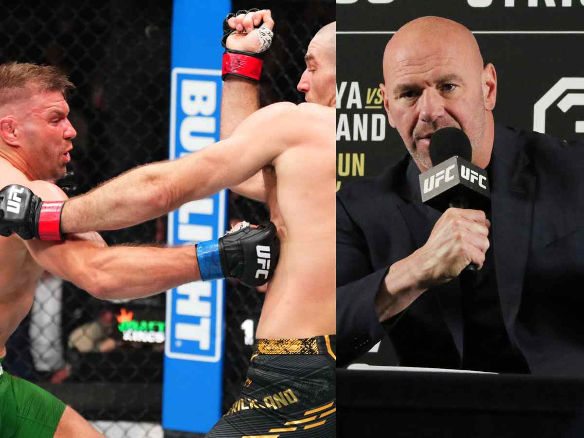 “They robbed him” – Dana White echoes fans’ opinion disputing UFC scorecards awarding Dricus du Plessis final round at UFC 297